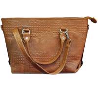 کیف زنانه چرم طرح سوسمار کدch02w