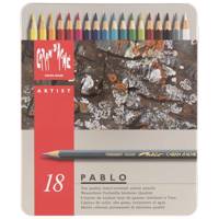 مداد رنگی 18 رنگ کارن داش مدل پابلو کد 666318 Caran dAche Pablo 18 Color Pencil 666318