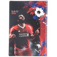 دفتر مشق سم طرح فوتبالی 11 - Sam Football 11 Homework Notebook