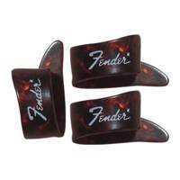 پیک انگشتی گیتار فندر سه عددی مدل Classic Celluloid Fender Classic Celluloid Finger Pick Set