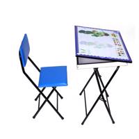 میز و صندلی تحریر تاشو و تنظیم شو یاس طرح باکس دار DESK