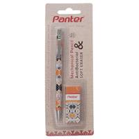 مداد نوکی 0.5 میلی متری پنتر سری Art طرح 4 به همراه پاک کن Panter Design 4 Art Series 0.5mm Mechanical Pencil with Eraser