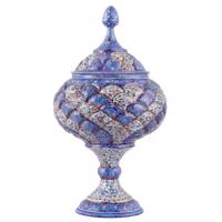 شکلات خوری مسی میناکاری اثر ابوالقاسمی کد 170073