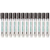 ماژیک وایت برد هایزر مدل 12BBGR نوک تخت بسته 12عددی Hauser