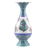 گلدان مسی میناکاری گالری اثر ابوالقاسمی کد 170056