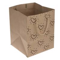 پاکت هدیه عمودی طرح قلب 3 Heart Design 3 Vertical Gift Bag