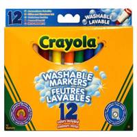 ماژیک رنگ آمیزی کرایولا مدل Washable - بسته 12 رنگ Crayola Washable Marker - Pack of 12