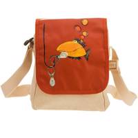 کیف رو دوشی میلان طرح ماهی باهوش Milan Intelligent Fish Design Shoulder Bagg