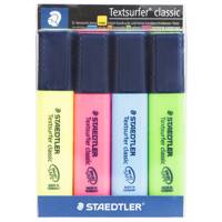 ماژیک علامت گذار 4 رنگ استدلر مدل Textsurfer Classic Staedtler Textsurfer Classic 4 Color Highlighter