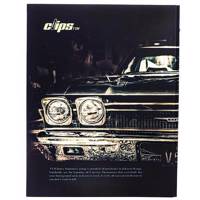 دفتر کلاسوری کلیپس طرح شورلت 100 برگ Clips Chevrolet Girl Design 100 Sheets Ring Binder Notebook