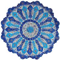 بشقاب میناکاری رستا طرح 251-15-102 قطر 25 سانتی متر