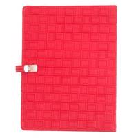 دفتر کلاسوری دوکادفتر طرح چرم مدل 2017-607 DokaDaftar Leather 607-2017 Binder Notebook