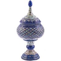 شکلات خوری مسی میناکاری شده اثر شیرازی طرح 1 سایز کوچک