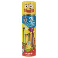 مداد رنگی 24 رنگ آریا مدل 3052 مناسب برای پسران - Arya 3052 24 Color Pencil For Boys