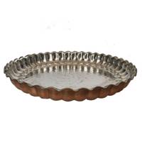 سینی مسی چکشی رستورانی مدل 2156 قطر 30 سانتی متر - Copper tray model 2156