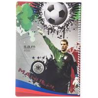 دفتر مشق سم طرح فوتبالی 3 Sam Football 3 Homework Notebook