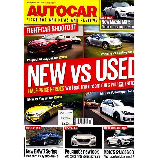 مجله اتوکار - دوم سپتامبر 2015، Autocar Magazine - 2 September 2015