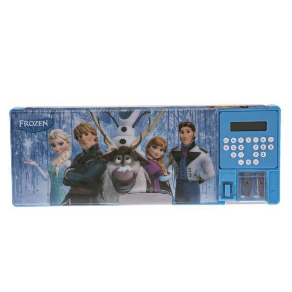 جامدادی مکانیکی مدل Frozen - با ماشین حساب، Frozen Mechanical Pencil Case - with Calculator