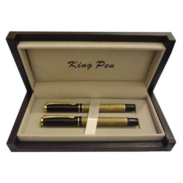 ست روان نویس و خودنویس کینگ پن مدل Hiva، Kingpen Hiva Rollerball Pen And Fountain Pen Set