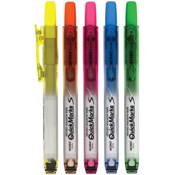 ماژیک علامت گذار 5 رنگ کیبورد موریس مدل Quick Marks، Keyboard Morris Highlighter Quick Marks 5 Color Marker