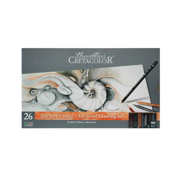 ست طراحی پیشرفته کرتاکالر مدل 40042، Cretacolor 40042 Teachers Choice Advanced Drawing Set