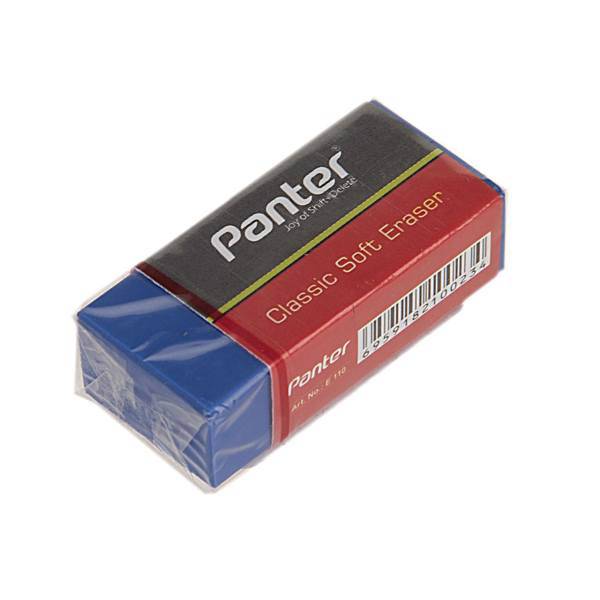 پاک کن پنتر مدل Classic Soft - سایز کوچک، Panter Classic Soft Eraser - Small Size