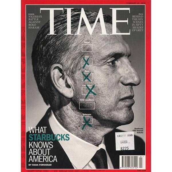 مجله تایم - شانزدهم فوریه 2015، Time Magazine - 16 February 2015