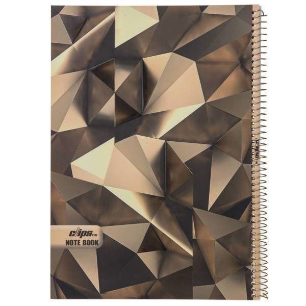 دفتر مشق کلیپس طرح منشور، Clips Prism Design Homework Notebook