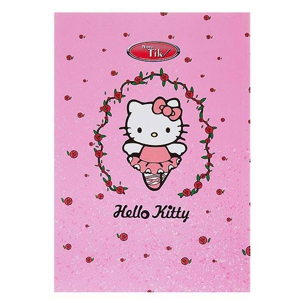دفتر مشق کلیپس طرح هلو کیتی 80 برگ، Clips Hello Kitty Design 80 Sheets Homework Notebook