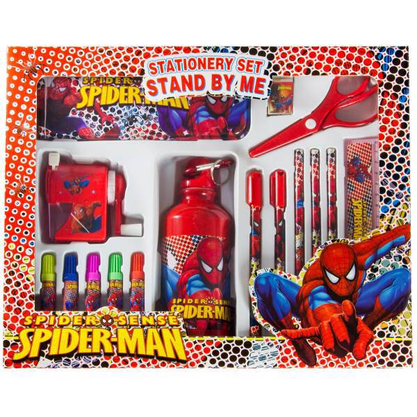 ست 17 تکه لوازم التحریر Stand By Me طرح اسپایدرمن کد 10، Stand By Me Spiderman 10 Stationery Set 17 pcs