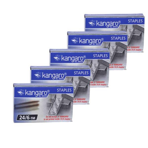 سوزن منگنه کانگارو سایز 24/6 بسته 5000 عددی، Kanaro Staple 24/6 Pack of 5000