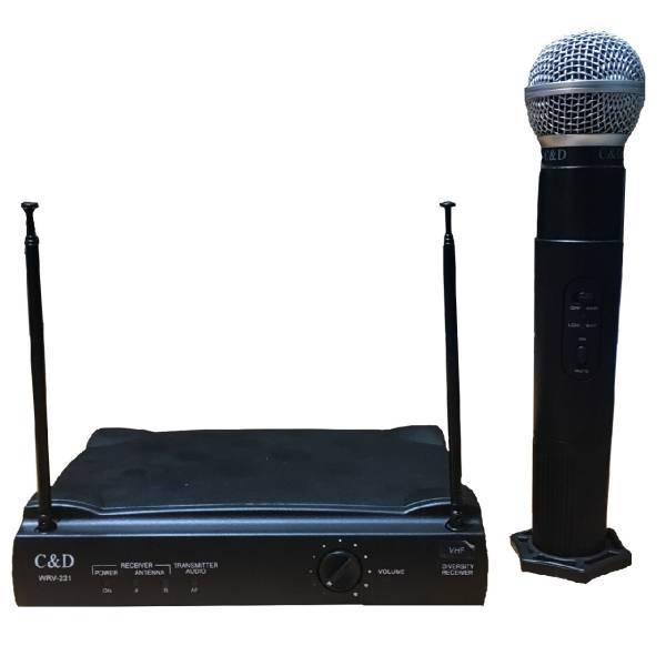 میکروفون سی اند دی مدل WRV-221، C D wireless microphone model WRV-221