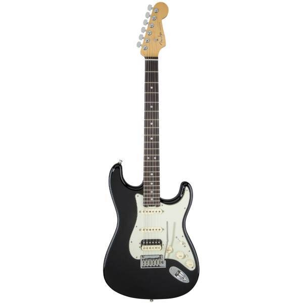 گیتار الکتریک فندر مدل American Elite Stratocaster HSS Shawbucker Mystic Black، Fender American Elite Stratocaster HSS Shawbucker Mystic Black Electric Guitar