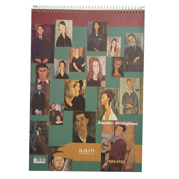 دفتر طراحی سم طرح Amedo Modigliani، Sam Amedo Modigliani Design Sketch Notebook