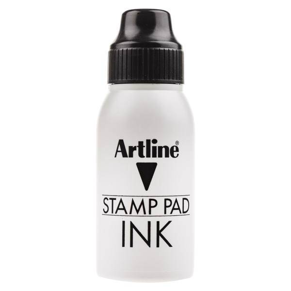 جوهر استامپ آرت لاین حجم 50 میلی لیتر، Artline Stamp Pad Ink 50ml