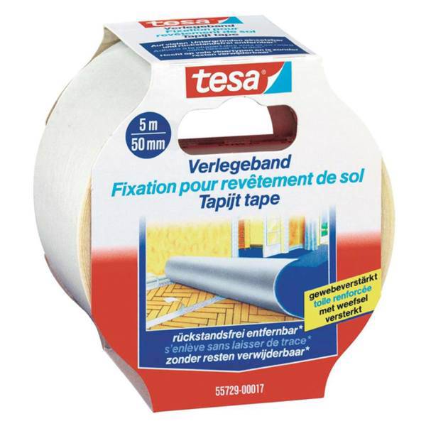 چسب دو طرفه تزا مدل 00017-55729، tesa Flooring Tape Residue free Removal