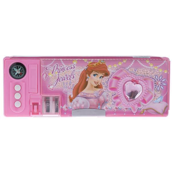 جامدادی مکانیکی مدل Princess Jewels - با قطب نما، Princess Jewels Mechanical Pencil Case - with Compass