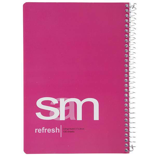 دفتر مشق سم طرح ساده - 100 برگ، Sam Simple Design Homework Notebook - 100 Sheets