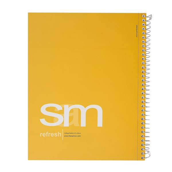 دفتر مشق سم طرح ساده 2، Sam Simple Design 2 Homework Notebook Spiral Bound