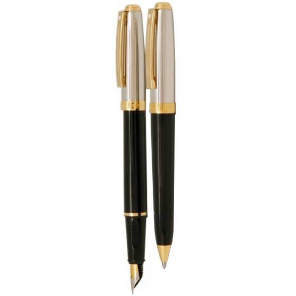 ست خودکار و خودنویس شیفر مدل Prelude - با گیره طلایی، Sheaffer Prelude Ballpoint Pen and Fountain Pen Set - with Golden Clip