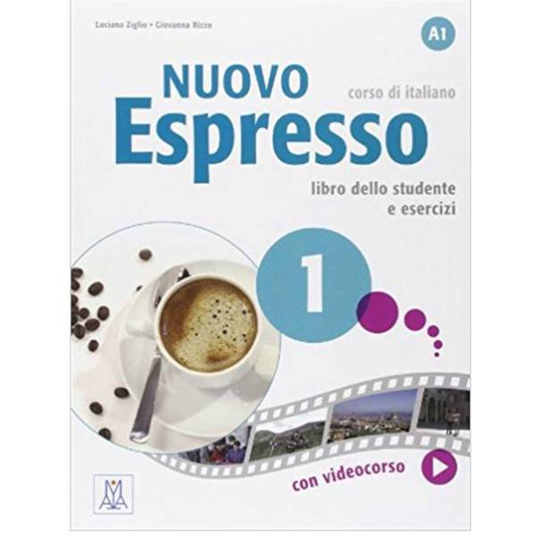 کتاب آموزش زبان ایتالیایی Nuovo Espresso Italian Edition Libro Studente A1 DVD اثر مولفان نشر پندارقلم، Nuovo Espresso Italian Edition Libro Studente A1 DVD