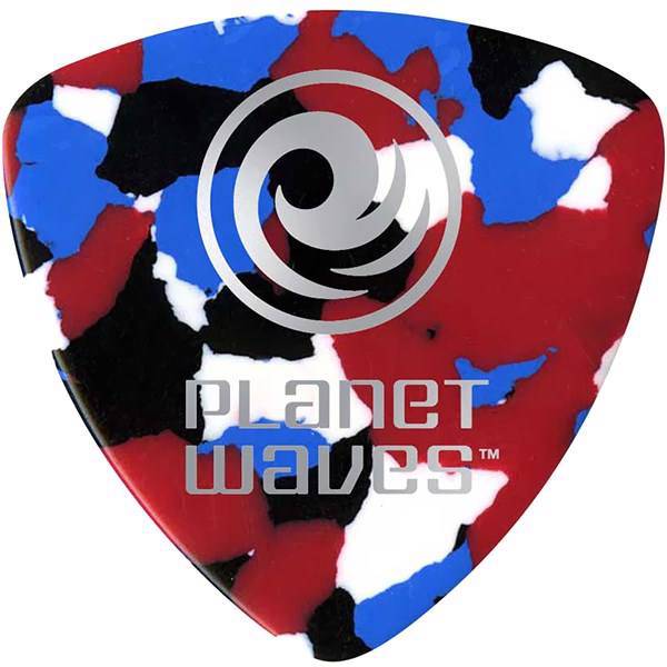 پک 25 تایی پیک پهن گیتار پلنت ویوز مدل PW2CMCM25 Medium Gauge 0.70mm، Planet Waves PW2CMCM25 Medium Gauge 0.70mm 25 Wide Guitar Picks