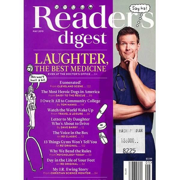 مجله ریدرز دایجست - می 2015، Readers Digest Magazine - May 2015