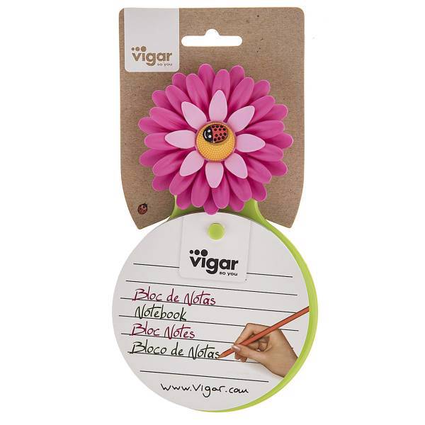 دفتر یادداشت آشپزخانه ویگار مدل Flower Power، Vigar Flower Power Kitchen Notebook