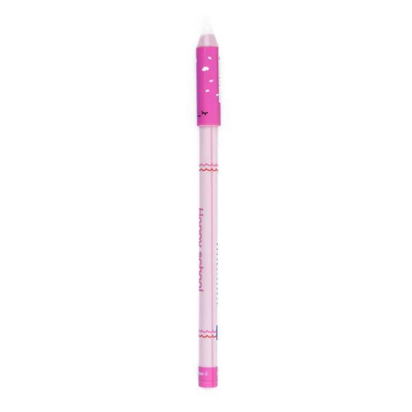 روان نویس پاک کن دار مدل Happy School Pink، Erasable Gel Pen