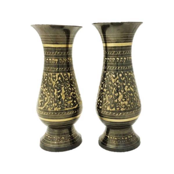 گلدان جام هنر کد 5160 مجموعه دو عددی، jamehonar 5160 Brass Pot