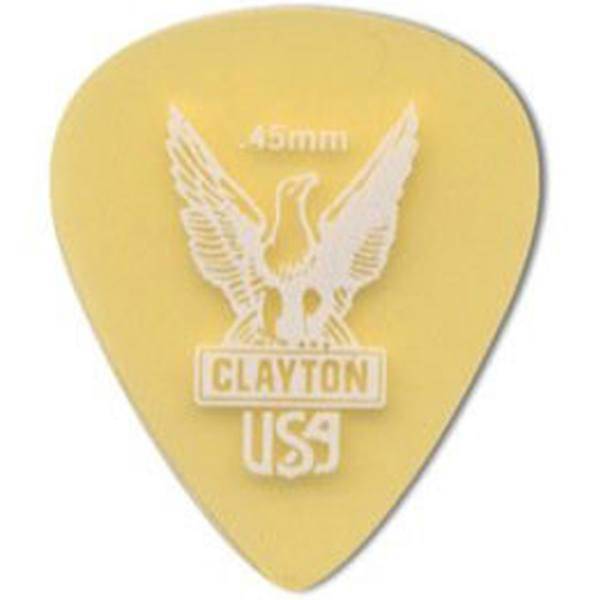 پیک گیتار الکتریک کلایتون مدل Ultem 0.45 mm، Clayton Ultem 0.45 mm Guitar Picks