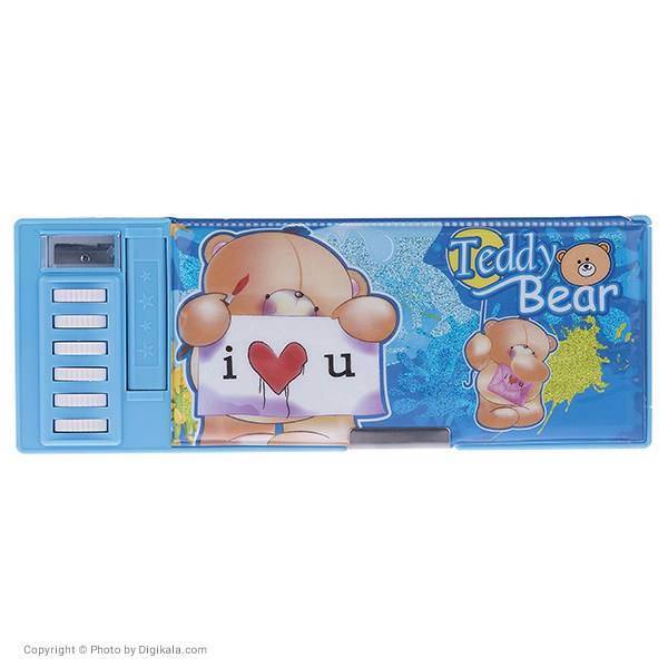 جامدادی مکانیکی مدل Teddy Bear - با تراش، Teddy Bear Mechanical Pencil Case - with Sharpener