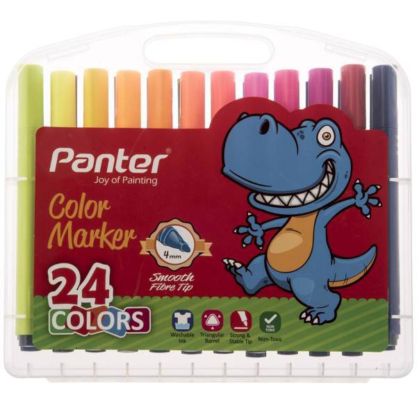 ماژیک رنگ آمیزی 24 رنگ پنتر، Panter 24 Color Painting Marker