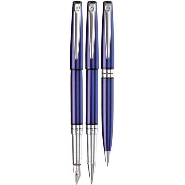 ست خودکار، روان نویس و خودنویس پیر کاردین مدل Aquarius، Pierre Cardin Aquarius Ballpoint Pen Rollerball Pen and Fountain Pen Set